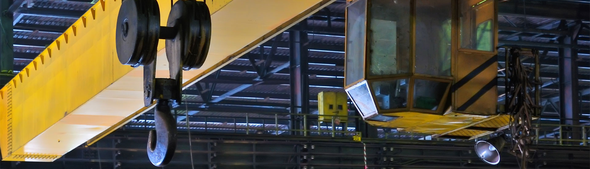 Overhead Crane In Steel Plant